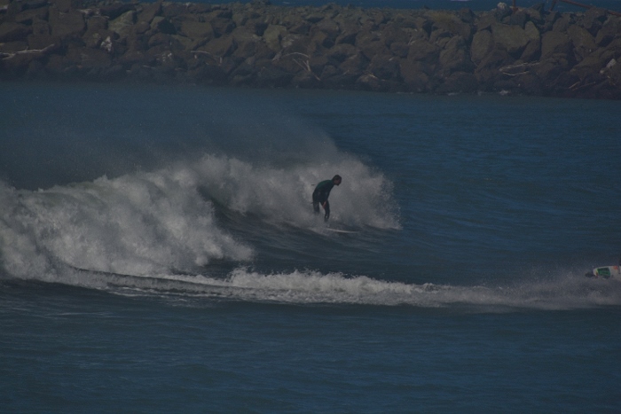 surfer on a wave